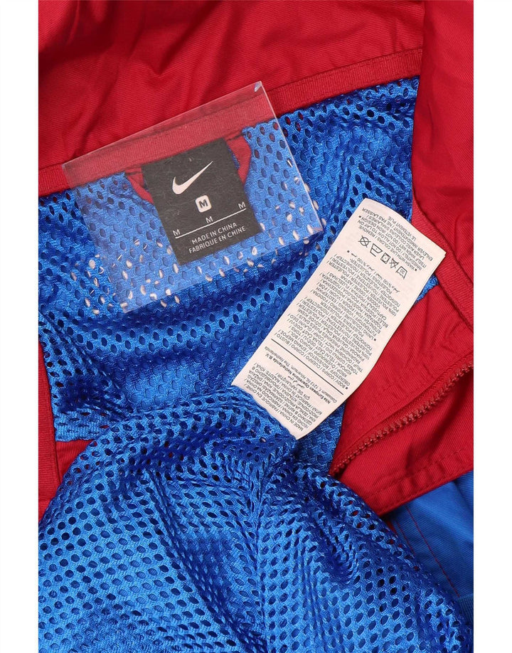 Giacca da tuta grafica Nike Barcelona da uomo, colore blu medio