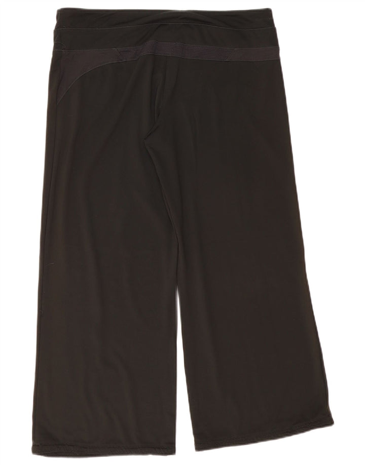 Pantaloni della tuta da donna Adidas Climacool UK 16 Large Nero Poliestere