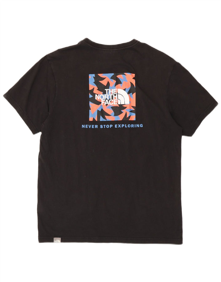 T-shirt grafica da uomo The North Face Top in cotone nero medio