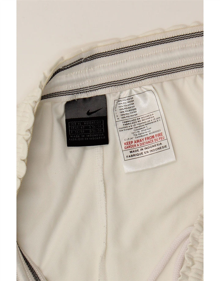 Pantaloncini sportivi Nike da uomo XL in poliestere bianco