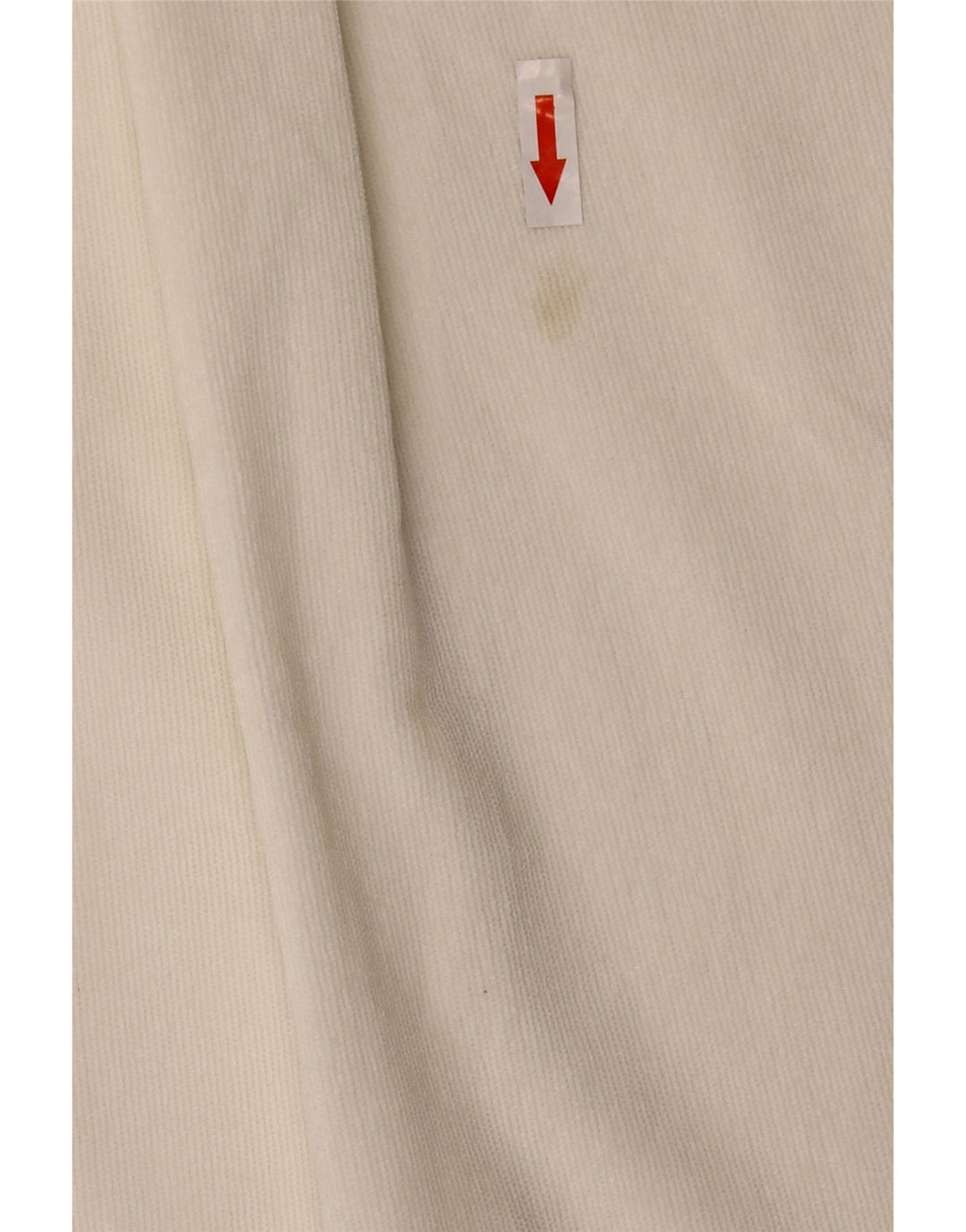 Camicia Zara da donna in velluto a coste oversize UK 10 Small Poliestere bianco