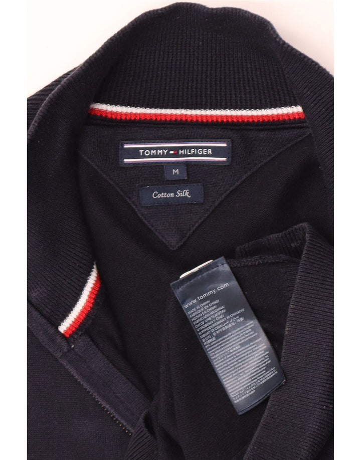 Maglione cardigan da uomo Tommy Hilfiger cotone medio blu navy