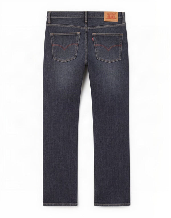Levi's Uomo 507 Bootcut Jeans W32 L34 Blu Navy Cotone