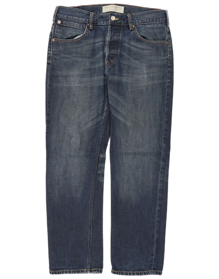 Jeans dritti da uomo French Connection W32 L30 cotone blu