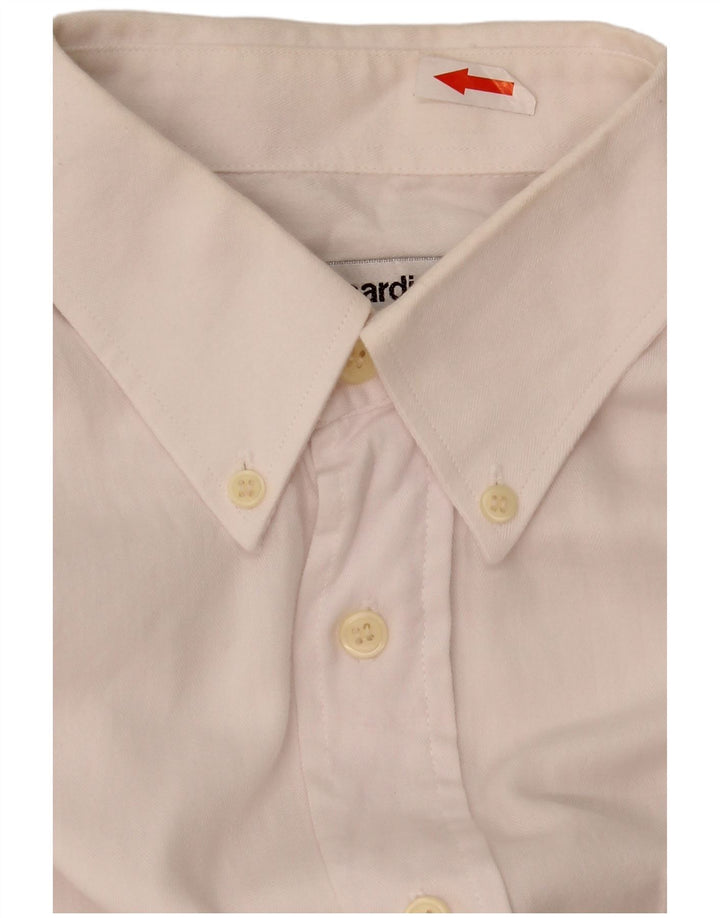 Camicia da uomo Pierre Cardin taglia 41 16 grande cotone bianco