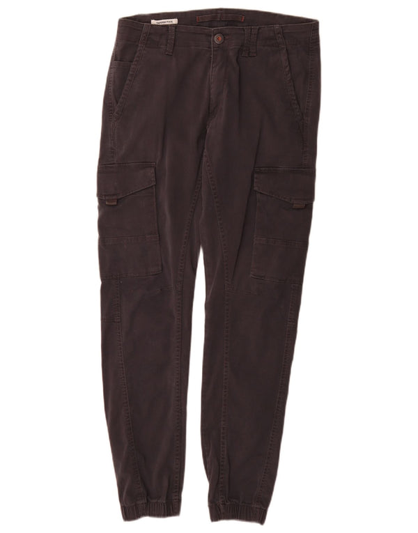 Pantaloni cargo da uomo Jack & Jones Paul affusolati Joggers W30 L32 in cotone grigio