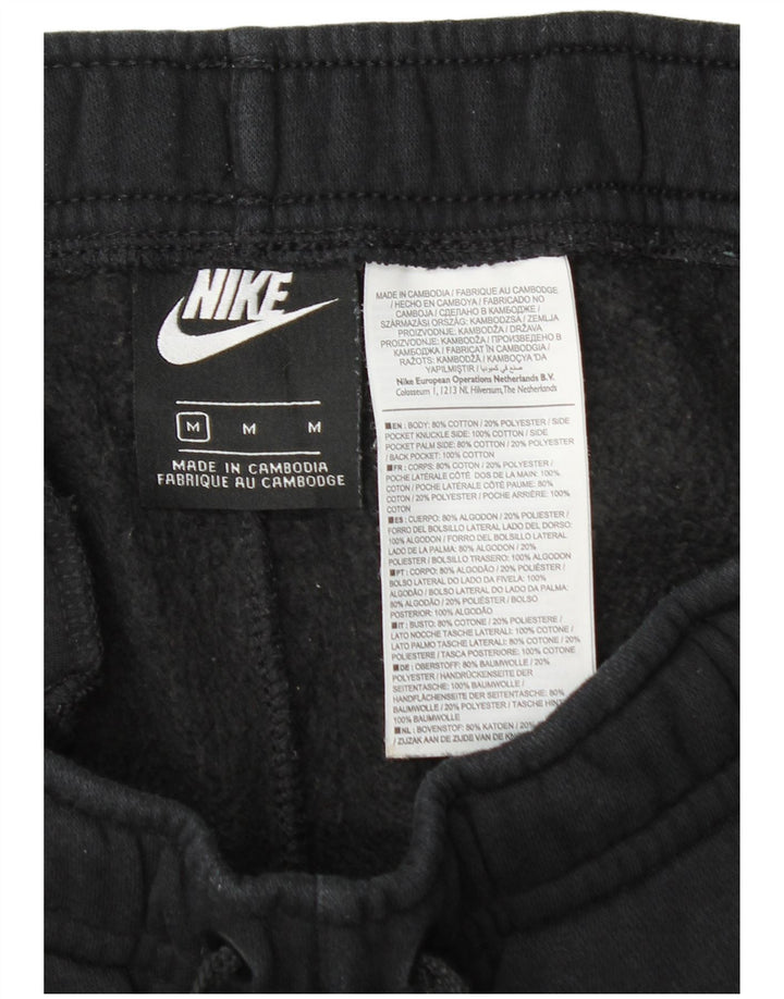 Pantaloni da tuta con grafica Nike da uomo, pantaloni da jogging, cotone medio nero
