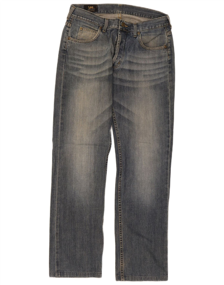 Jeans dritti Lee Seattle da donna W33 L32 cotone blu