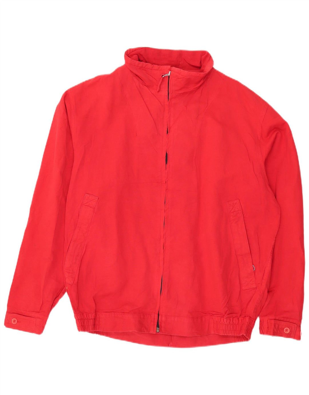 Giubbotto bomber da uomo vintage UK 40 grande cotone rosso