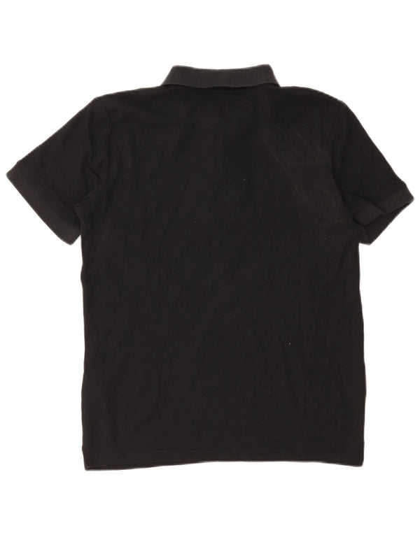 Polo Umbro da uomo piccola in cotone nero