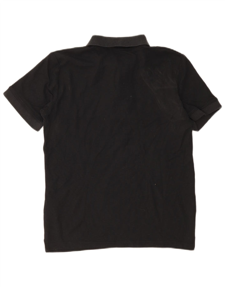 Polo Umbro da uomo piccola in cotone nero