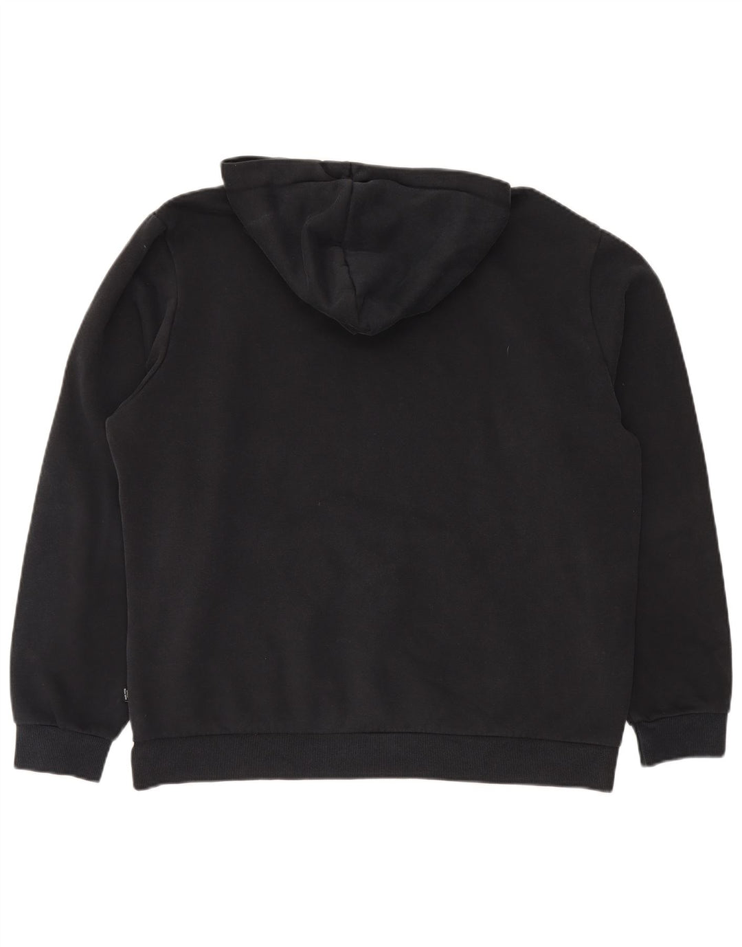 Felpa con cappuccio da uomo Puma XL in cotone nero