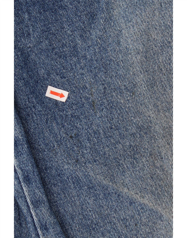 Jeans Straight Uomo Trussardi IT 52 XL W38 L32 Blu Cotone