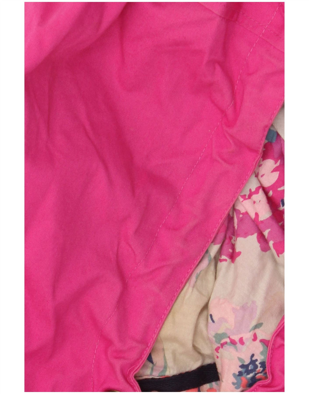 JOULES Giacca antipioggia da donna con cappuccio UK 18 XL Cotone rosa