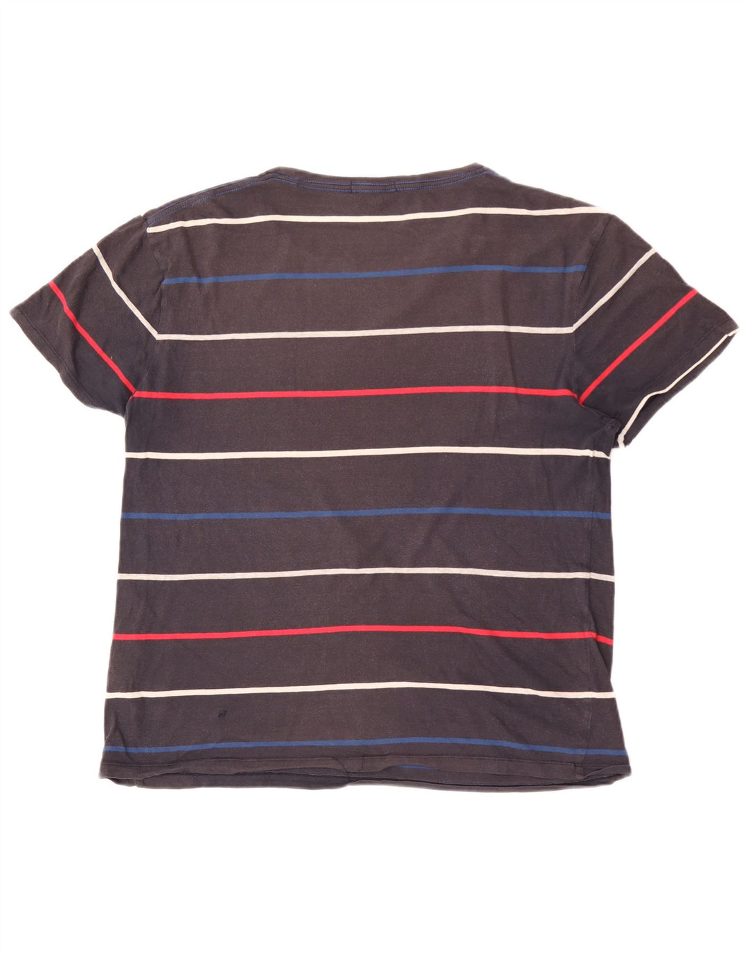 GANT T-shirt da uomo Top grande in cotone a righe grigie