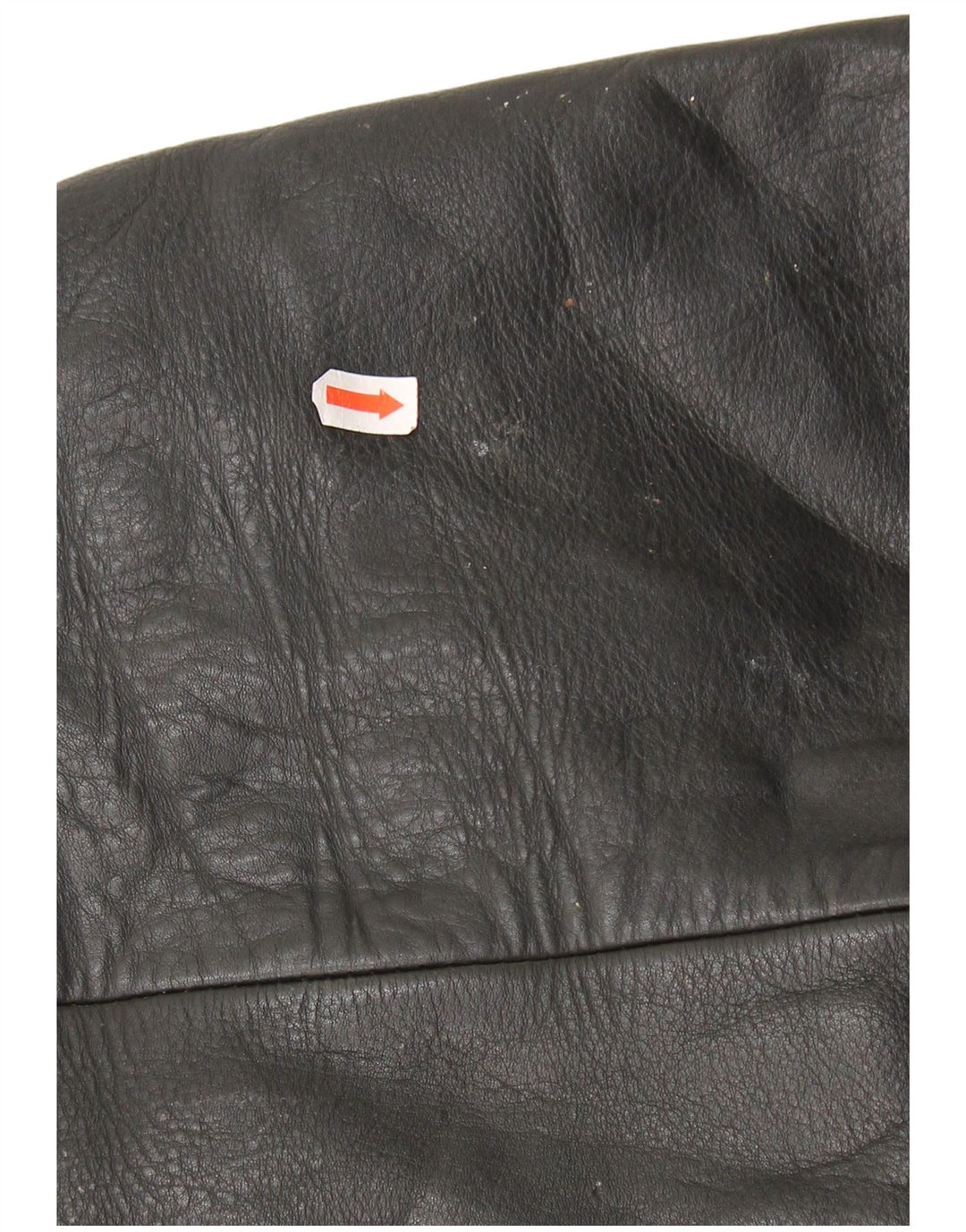 Giacca da motociclista in pelle vintage da donna UK 22 3XL Pelle nera