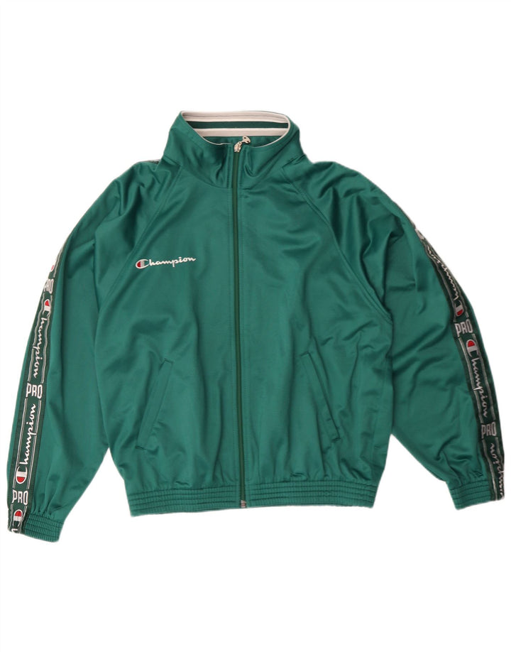 Giacca da tuta da uomo Champion XS verde poliestere