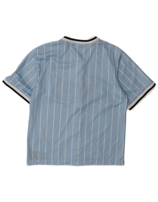 Top in jersey oversize con grafica da donna Karl Kani UK 6 XS a righe blu