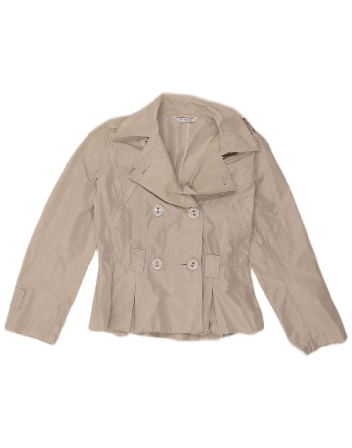 Giacca blazer doppiopetto da donna Marella UK 12 media bianco sporco