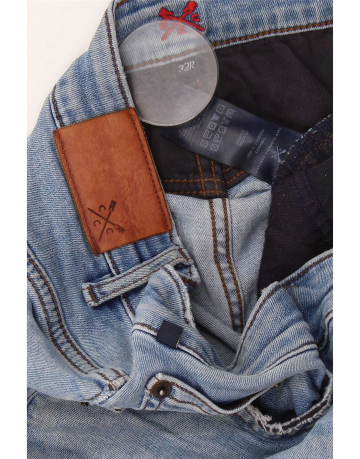 Crew Clothing Jeans dritti da uomo W32 L31 Cotone blu