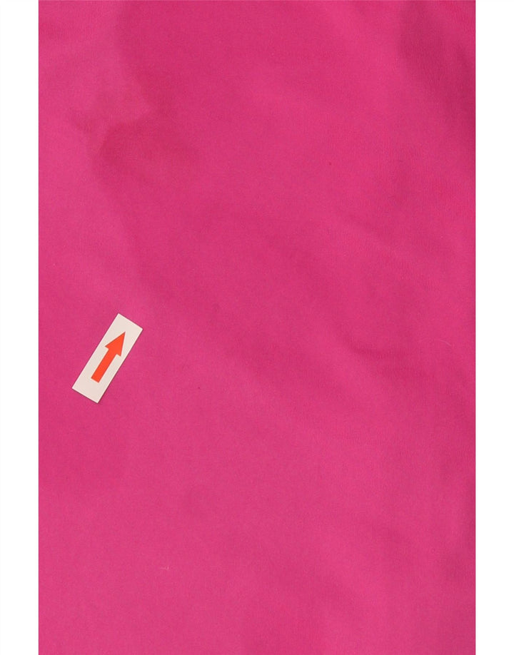 Felpa con cappuccio e zip da donna Puma UK 16 Large Rosa Poliestere