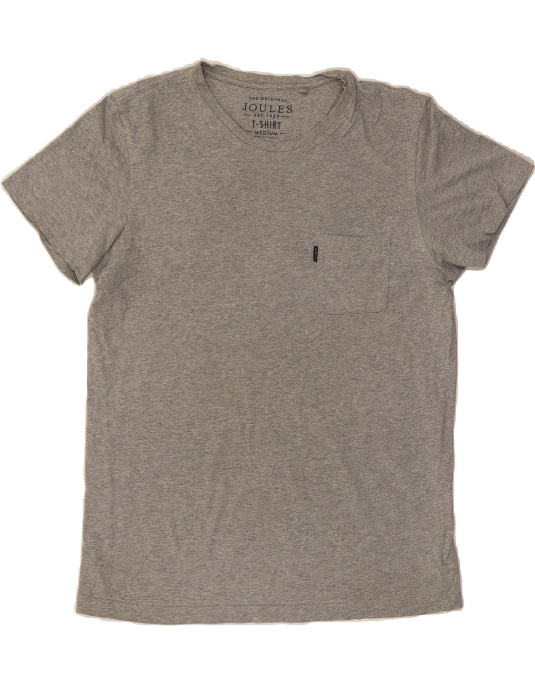 JOULES Mens T-Shirt Top Medium Grey Cotton Vintage Joules and Second-Hand Joules from Messina Hembry 