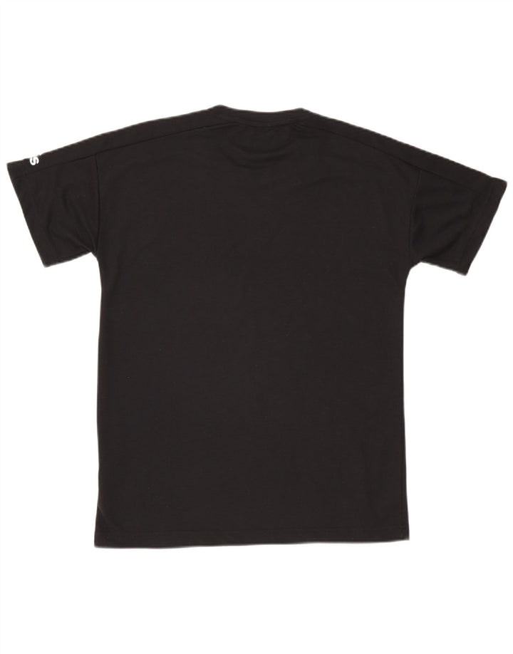 T-shirt da uomo ADIDAS Top Small nera in poliestere