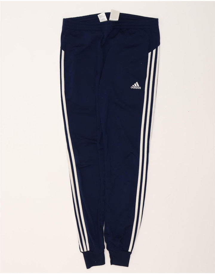 Pantaloni da tuta da uomo ADIDAS Joggers UK 36/38 Small Poliestere blu navy