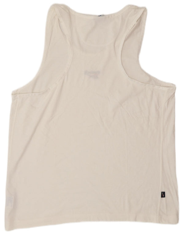 Canottiera REEBOK da uomo XL in cotone bianco