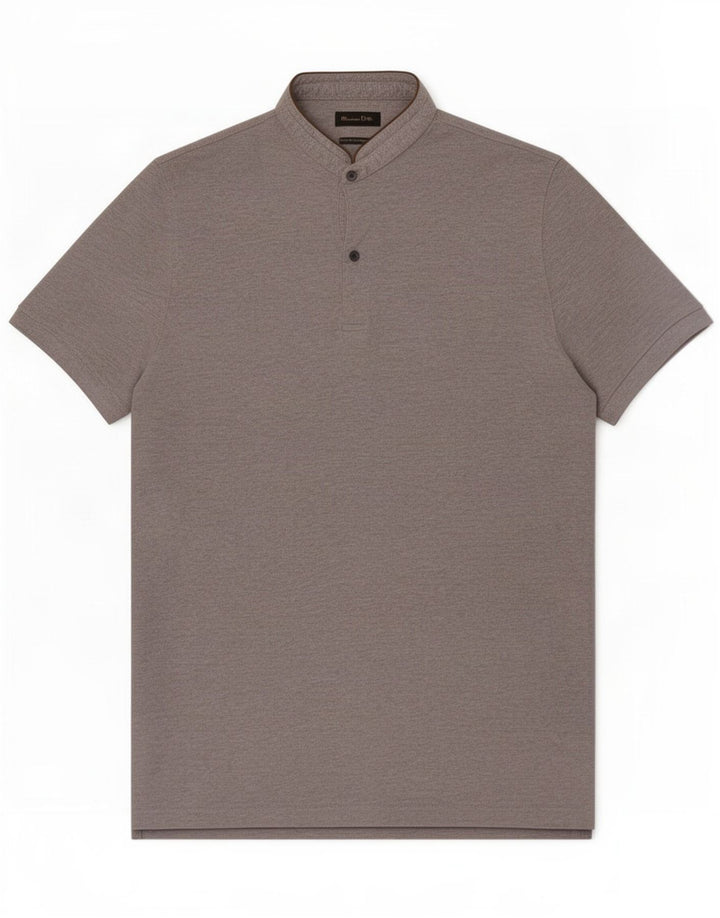 Polo Uomo Massimo Dutti Grande Cotone Grigio