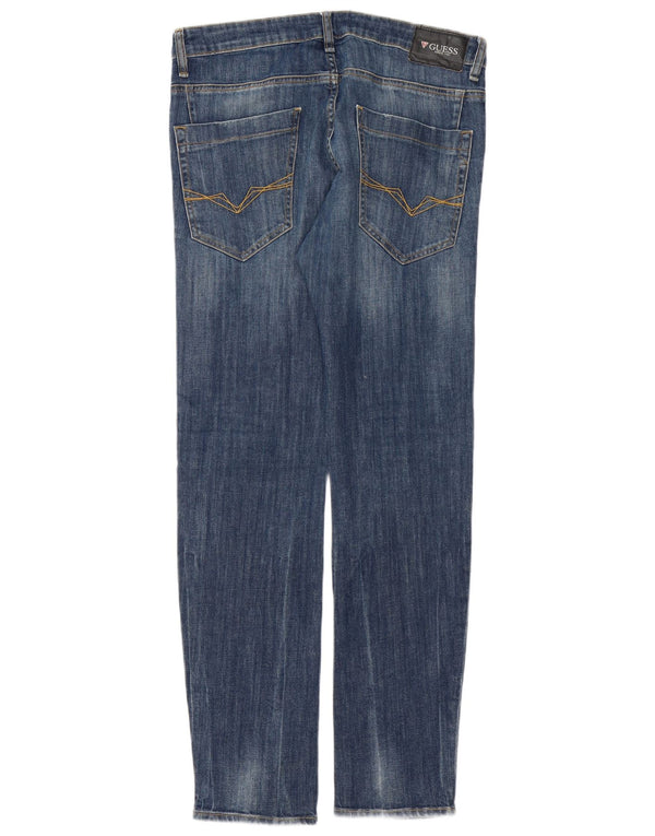 Jeans slim da uomo Guess W32 L32 cotone blu