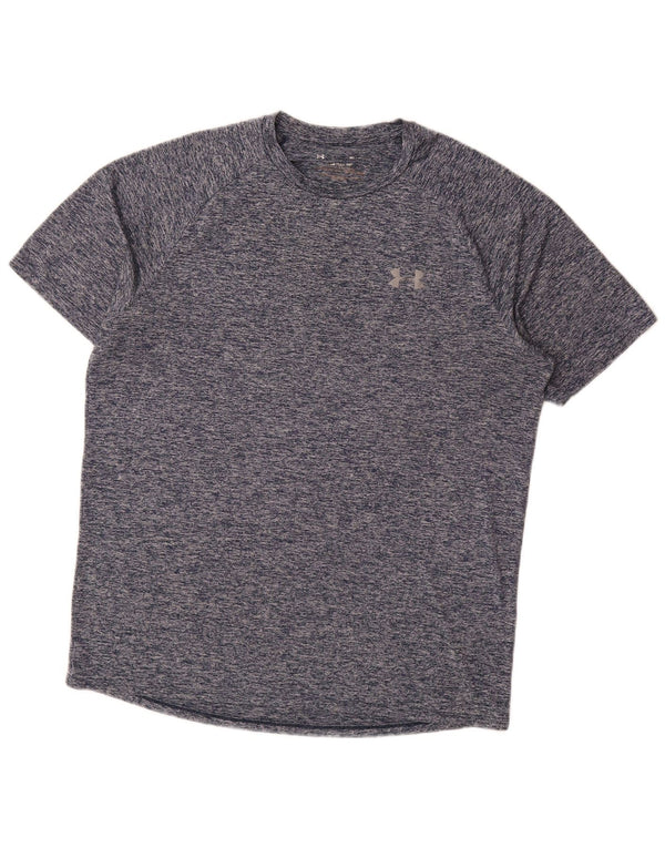 Maglietta da uomo Under Armour Top medio blu navy screziato