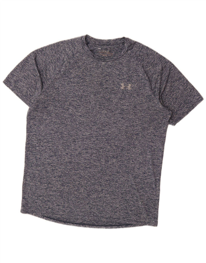 Maglietta da uomo Under Armour Top medio blu navy screziato