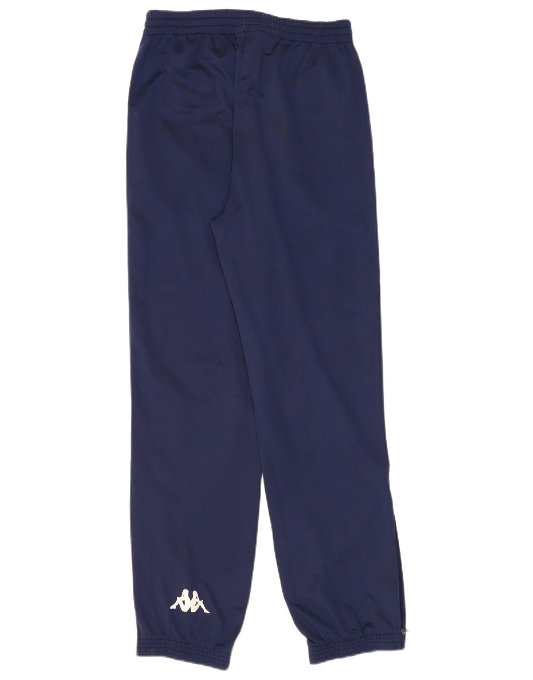Pantaloni da tuta con grafica Kappa da uomo, pantaloni da jogging, piccoli, in poliestere blu navy
