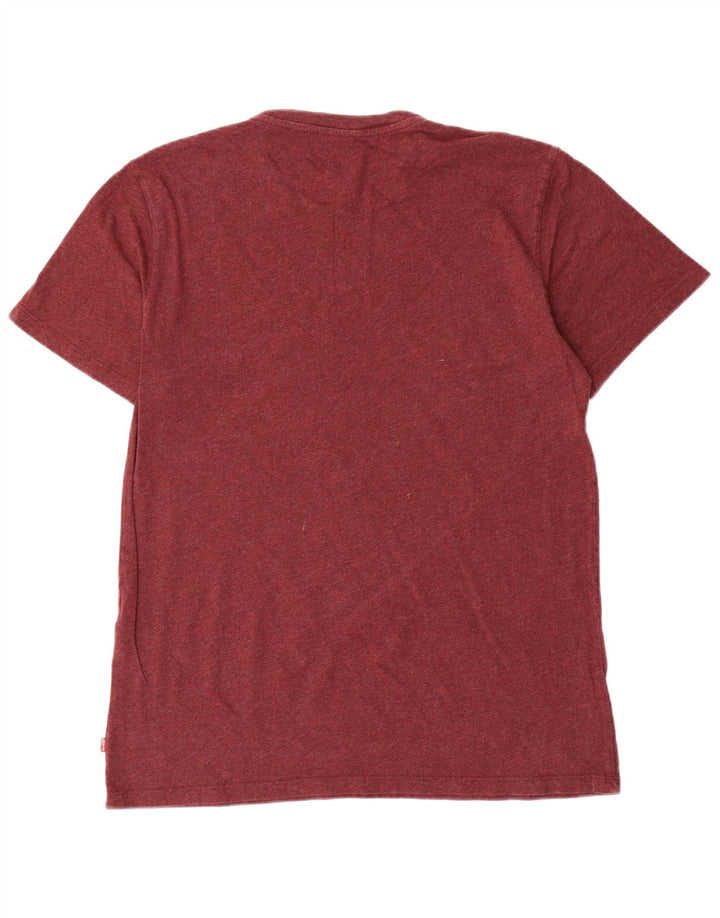 T-shirt grafica da uomo Levi's Top grande marrone chiazzato