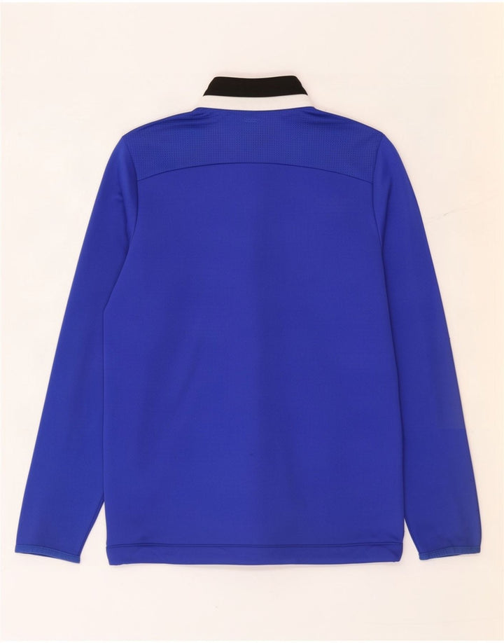 Top della tuta Adidas da ragazzo Climacool Pullover 13-14 anni XL Blu