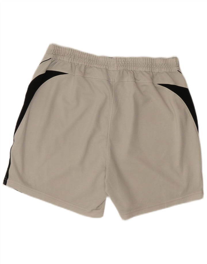 Pantaloncini sportivi da uomo Nike Large in poliestere color block bianco