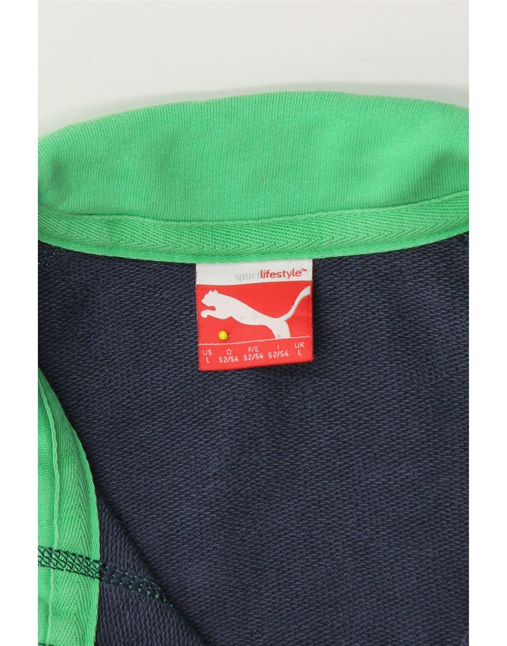 Giacca da tuta da uomo Puma Large Blu Navy