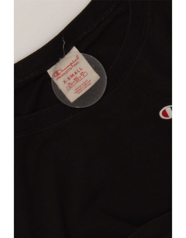 Maglia a maniche lunghe da uomo Champion XS Nera