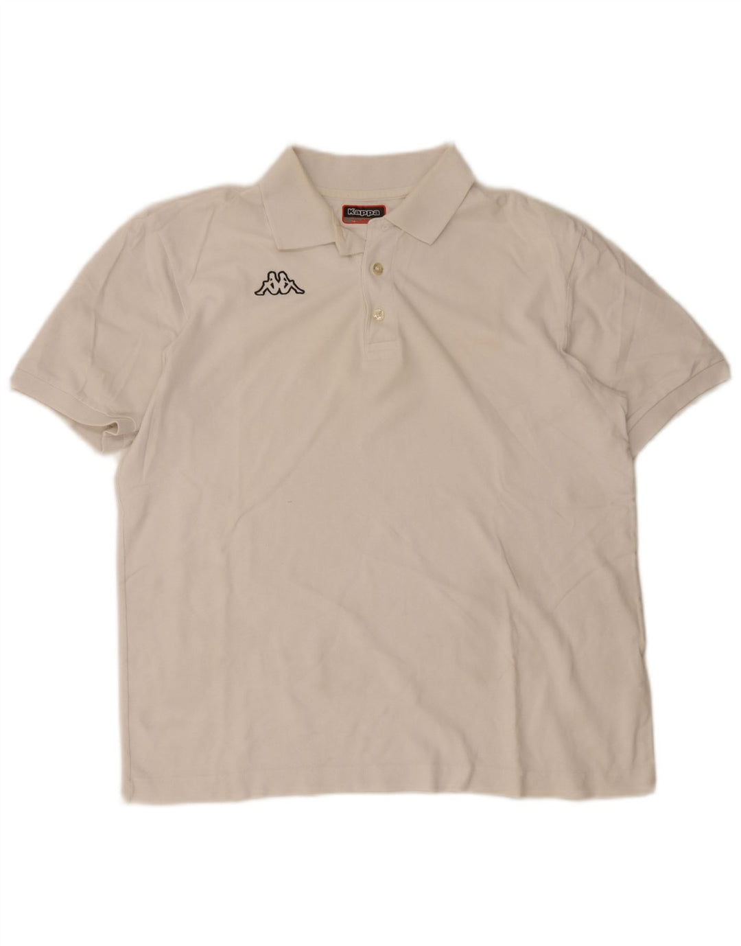 Polo Kappa Uomo XL Cotone Bianco