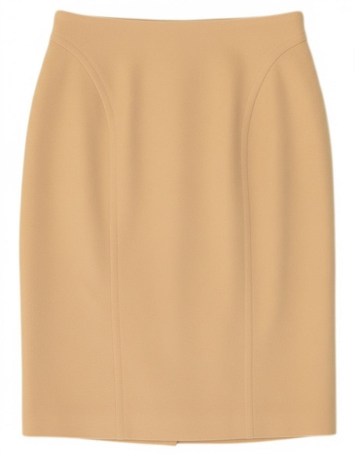 Gonna tubino da donna Les Copains IT 46 Large W30 Beige Lana