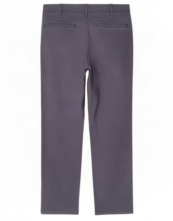 Pantaloni chino dritti da uomo Gap W36 L32 in cotone blu navy