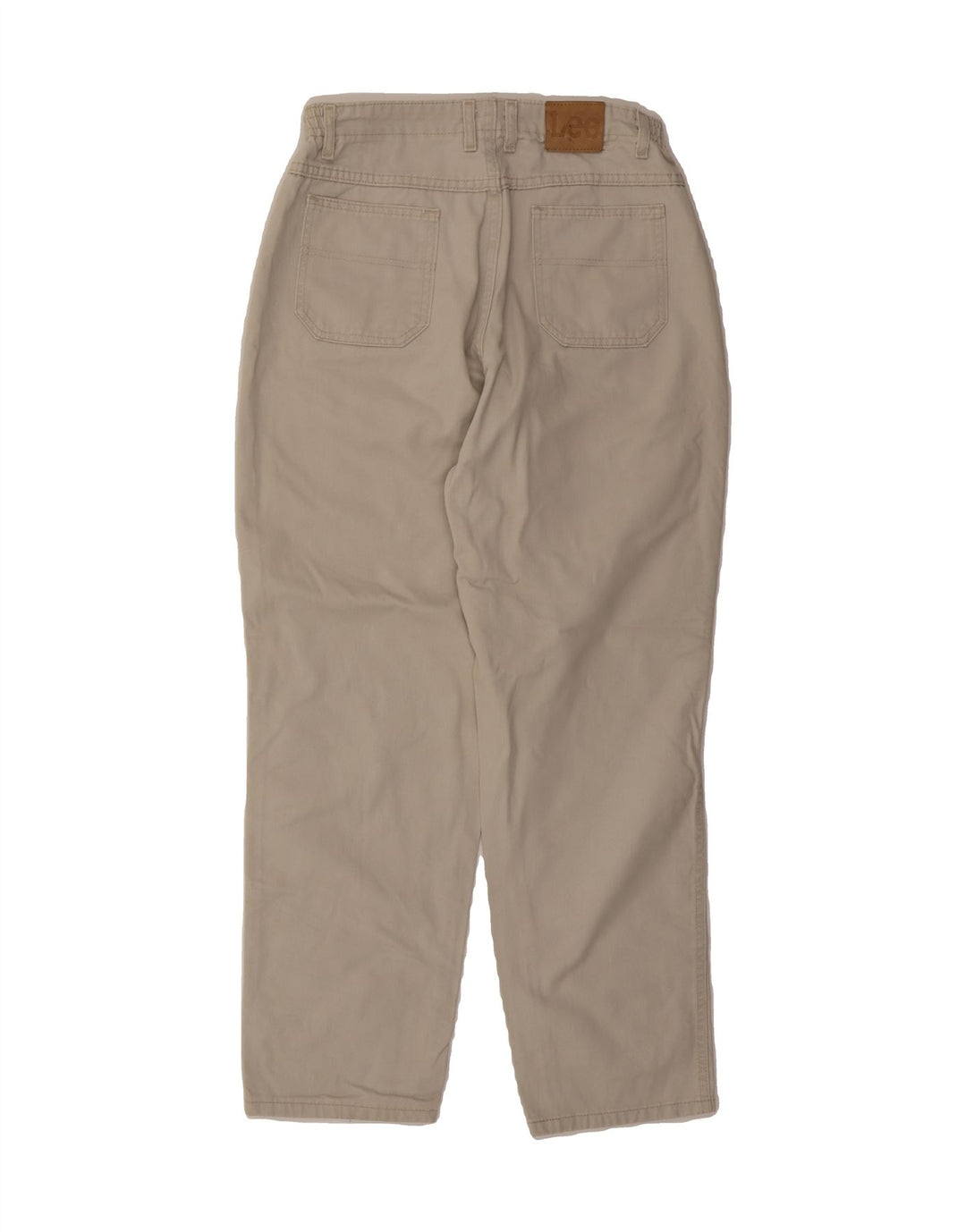 LEE Mens Straight Casual Trousers W30 L29  Beige Vintage Lee and Second-Hand Lee from Messina Hembry 