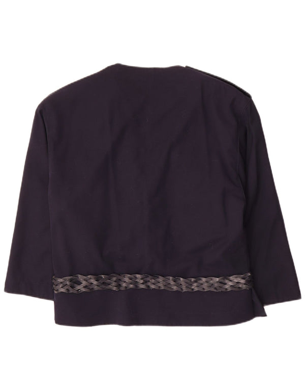 Giacca blazer militare da donna con maniche a 3/4 Complice EU 40 medio blu navy