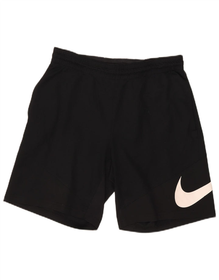 Pantaloncini sportivi Nike Dri Fit Graphic da uomo, poliestere nero medio