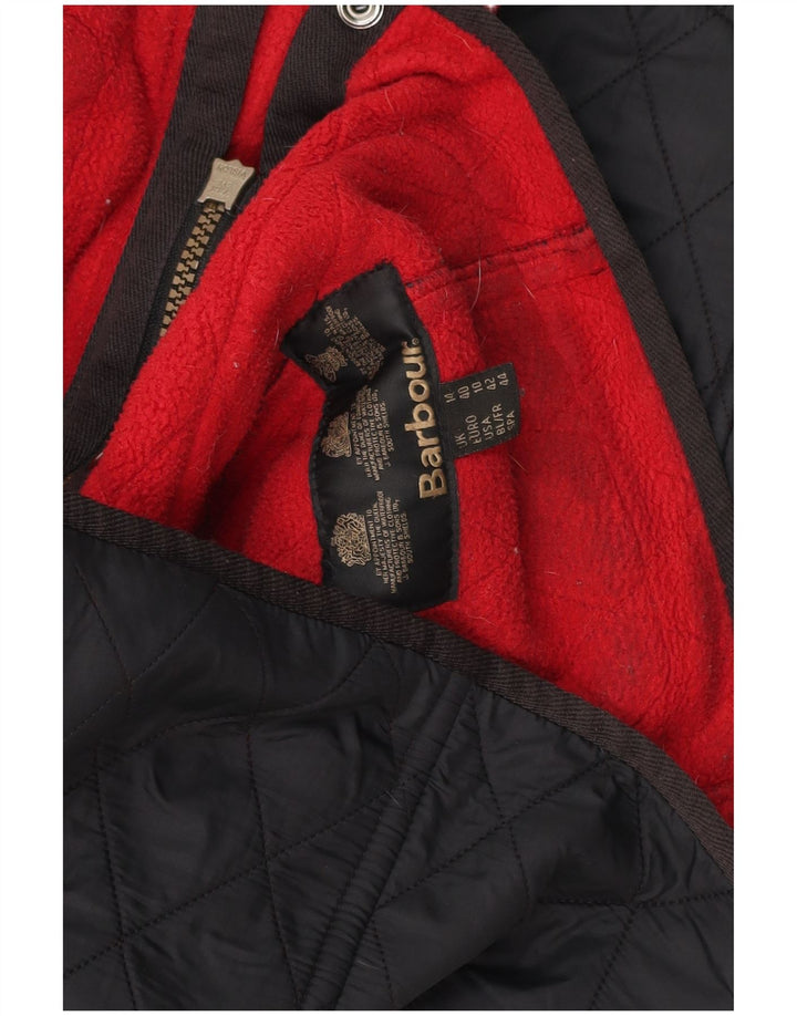 Giacca trapuntata da donna Barbour UK 14 grande nera