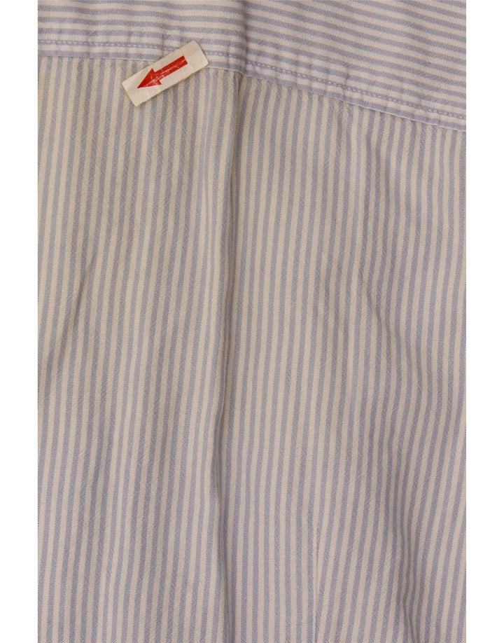 Camicia da donna Tommy Hilfiger US 6 cotone gessato blu medio