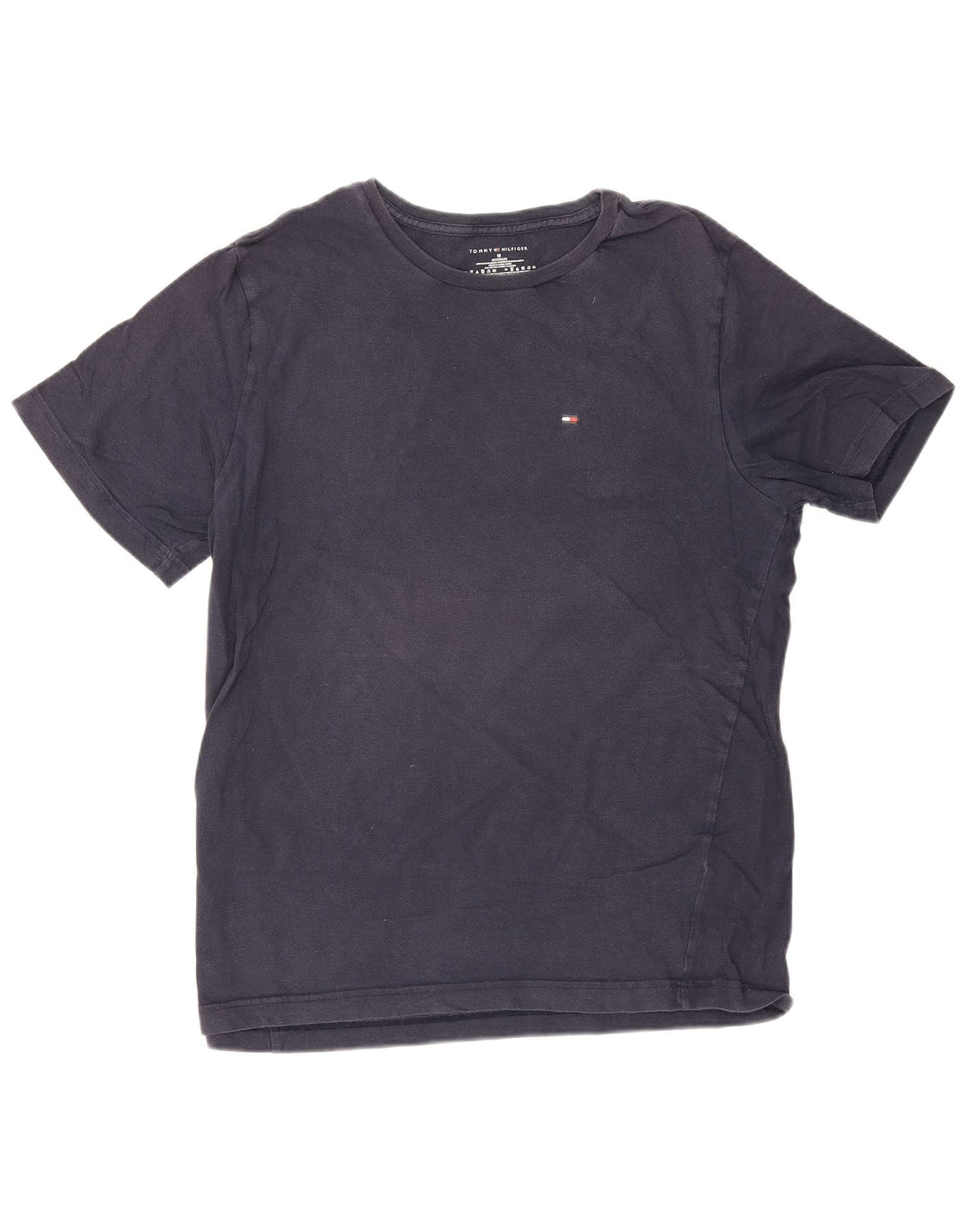 T-shirt da uomo Tommy Hilfiger Top in cotone blu navy medio
