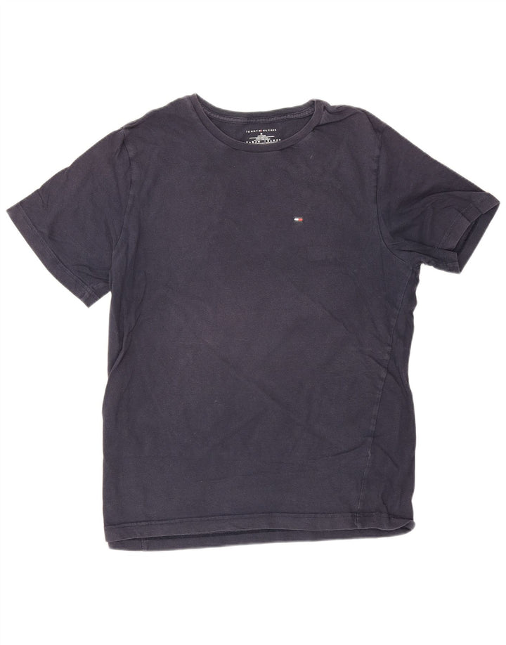 T-shirt da uomo Tommy Hilfiger Top in cotone blu navy medio