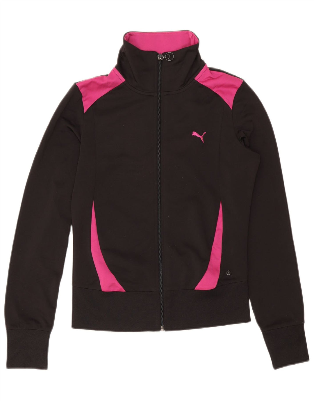 Giacca da tuta da donna PUMA UK 10 Small Black Colourblock